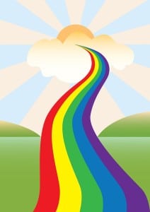 Mein Schäferhund stirbt und geht über die Regenbogenbrücke